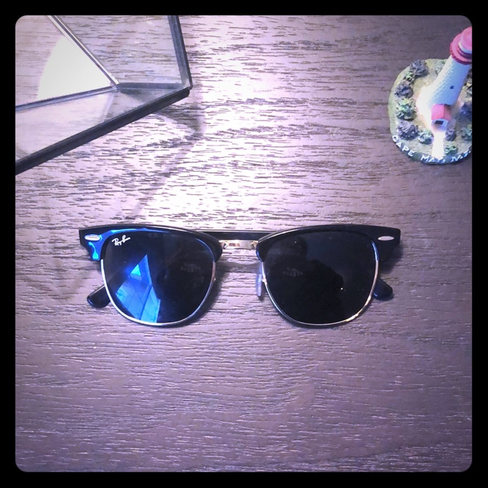 Ray-Ban Clubmaster Sunglasses (Black)